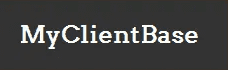 MyClientBase logo